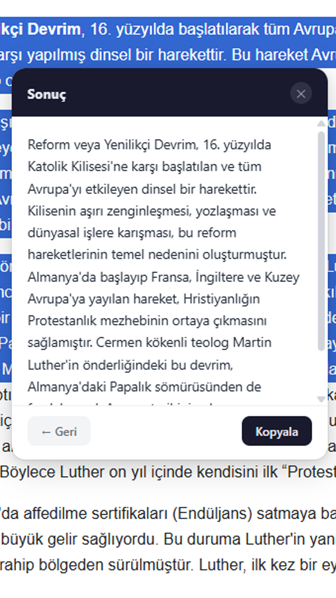 Seç ve Anla ekran görüntüsü 3